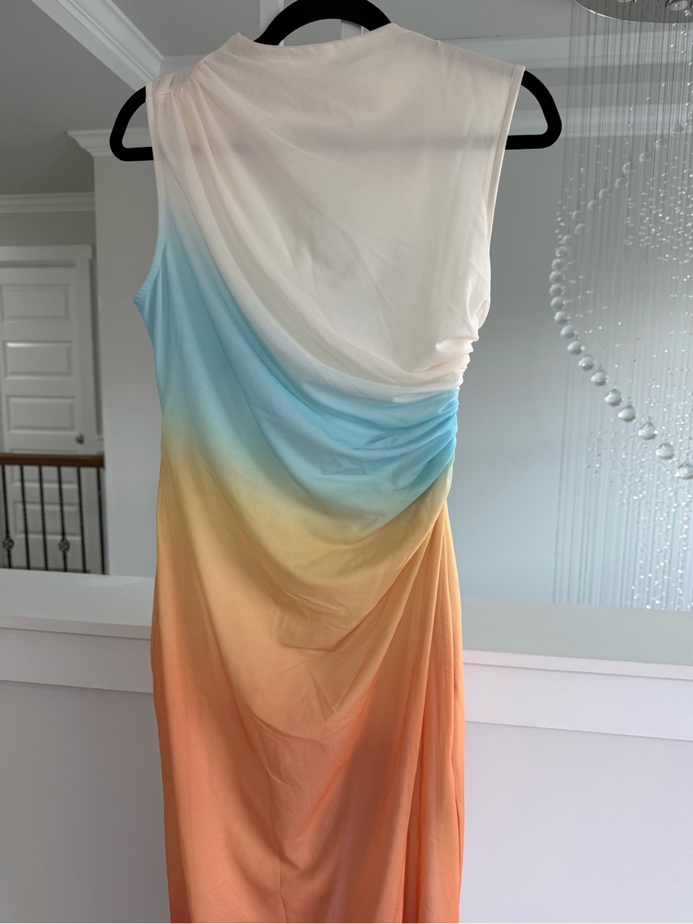Commense Ombre Mesh Dress in Pastel Gradient - Picture 6 of 9